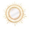 Miroir en rotin soleil | SUNI