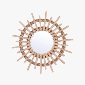 Miroir moderne en rotin | MODI