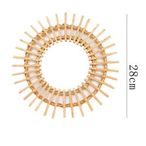 Miroir moderne en rotin | MODI