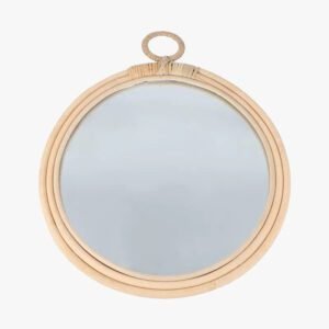 Miroir Rond Rotin Salle de Bain | BAIN