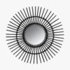 Miroir Rotin Noir | NOIR