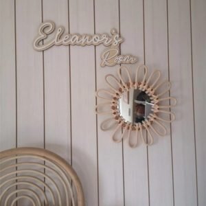 Miroir Rotin Rose | ROVA