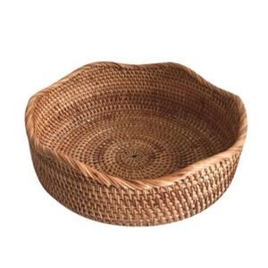 Panier En Rotin Coupelle Élégante Pour Présenter Les Fruits