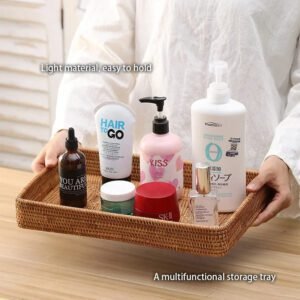 Panier En Rotin Rectangulaire Élégant Pour Rangement Maison 10 Panier En Rotin Rectangulaire Élégant Pour Rangement Maison