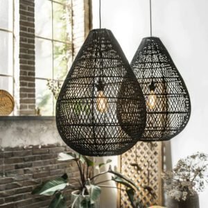 Suspension Lanterne Rotin | ELYA