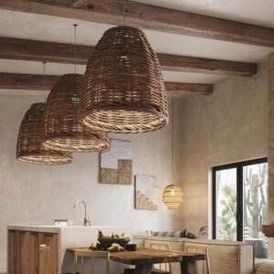 Suspension Rotin Wabi Sabi | ÉPURE