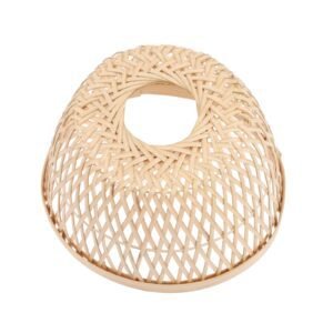 Abat-Jour Rotin Minimaliste Épuré Pour Intérieur Bohème Naturel