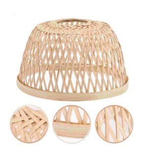 Abat-Jour Rotin Minimaliste Épuré Pour Intérieur Bohème Naturel