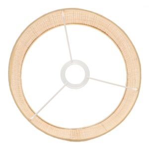 Abat-Jour Rotin Tissé Naturel Chic Pour Lampe Intérieure