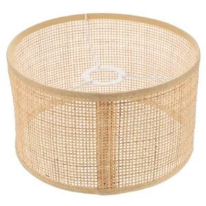 Abat-Jour Rotin Tissé Naturel Chic Pour Lampe Intérieure
