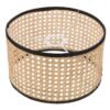 Abat-Jour Rotin Tissé Rétro Élégant Pour Intérieur Bohème Chic
