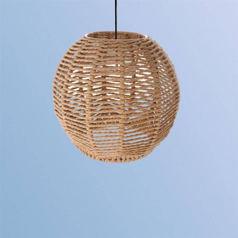Abat-Jour Tissé Rustique Chic Élégant Pour Décoration Intérieure 4 Abat-Jour Tissé Rustique Chic Élégant Pour Décoration Intérieure