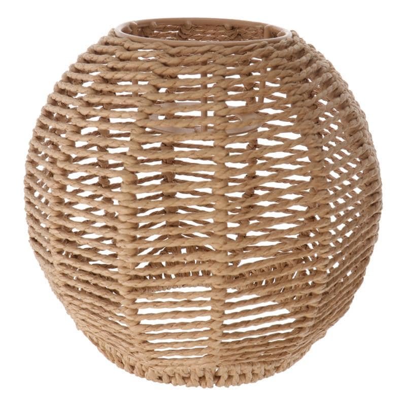 Abat-Jour Tissé Rustique Chic Élégant Pour Décoration Intérieure 3 Abat-Jour Tissé Rustique Chic Élégant Pour Décoration Intérieure