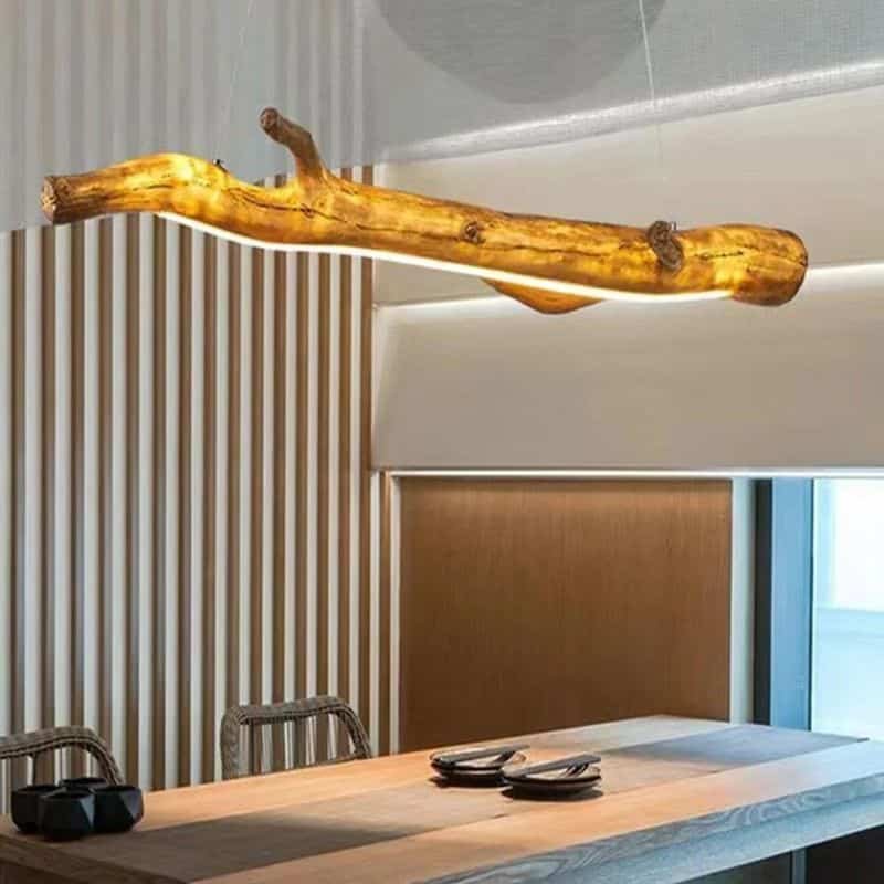 Lustre Effet Bois Patiné Pour Une Ambiance Vintage Chic Naturel 3 Lustre Effet Bois Patiné Pour Une Ambiance Vintage Chic Naturel