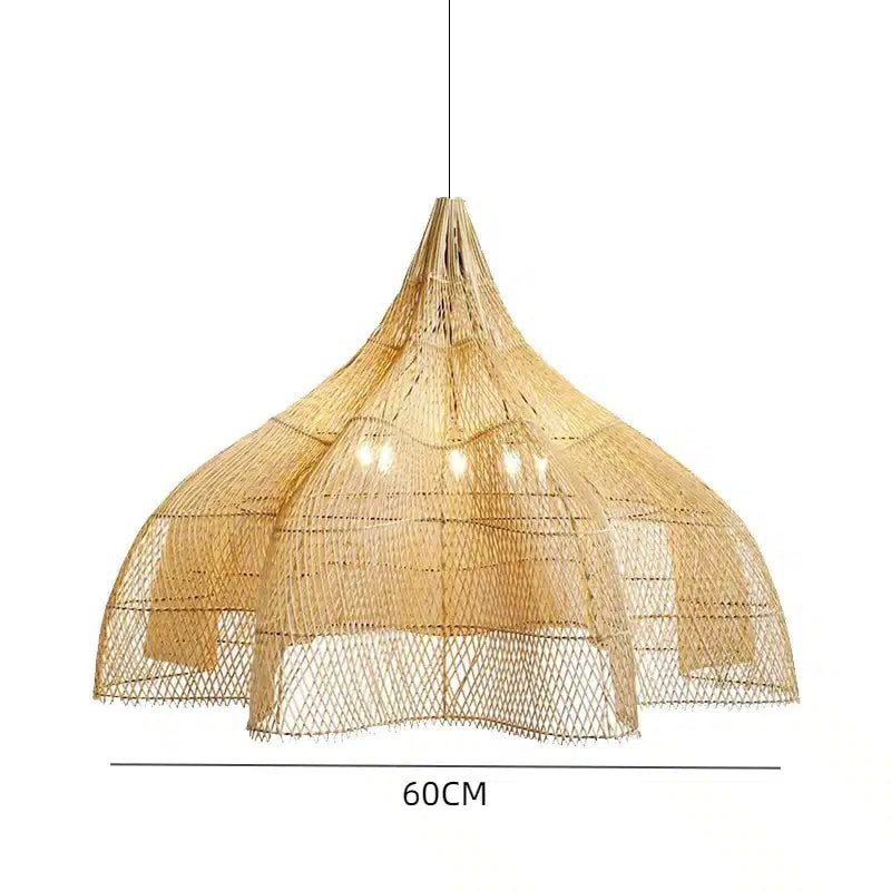 Lustre En Rotin Coupole Orientale Élégante Pour Intérieur Bohème 2 Lustre En Rotin Coupole Orientale Élégante Pour Intérieur Bohème