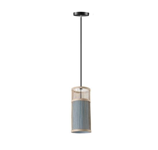 Lustre Rotin Naturel Cylindrique Suspendu Style Bohème Raffiné 1 Lustre Rotin Naturel Cylindrique Suspendu Style Bohème Raffiné