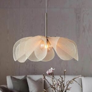Lustre Tissu Fleur Raffiné Pour Salon Et Chambre Design Intérieur 5 Lustre Tissu Fleur Raffiné Pour Salon Et Chambre Design Intérieur