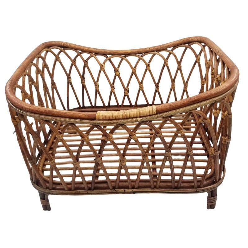 Berceau En Rotin Naturel Compact Pour Bébé Style Bohème Chic 2 Berceau En Rotin Naturel Compact Pour Bébé Style Bohème Chic