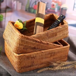 Coffre À Jouets En Rotin Naturel Avec Couvercle De Rangement 6 Coffre À Jouets En Rotin Naturel Avec Couvercle De Rangement