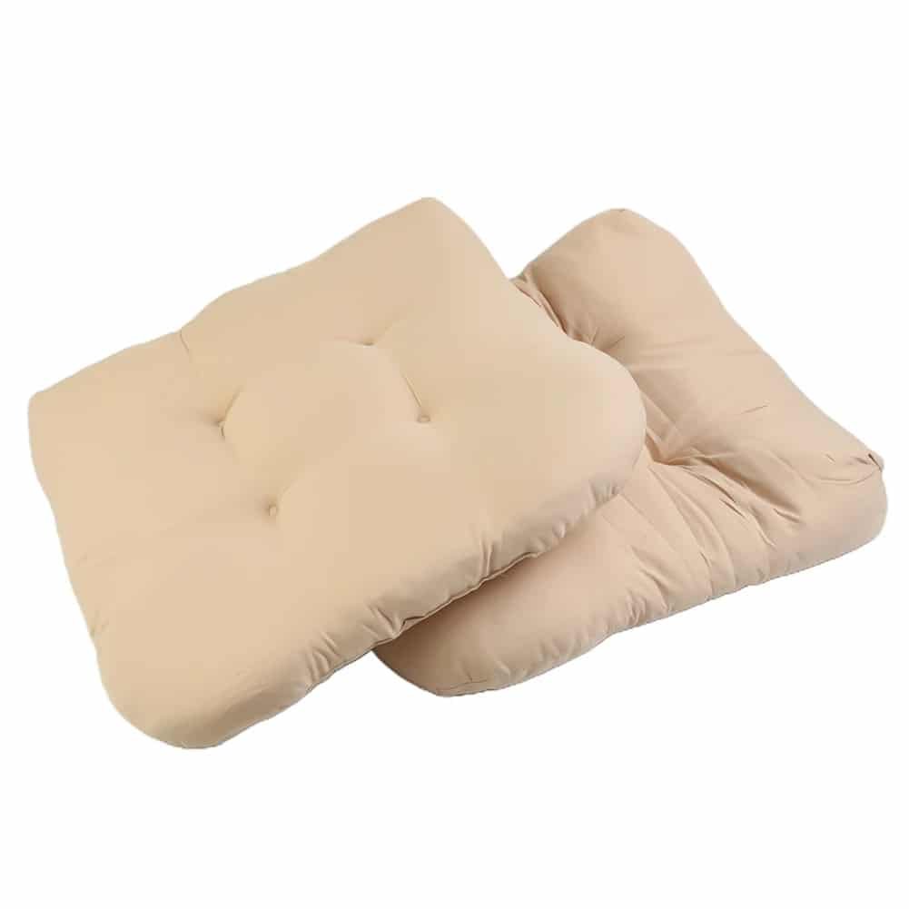 Coussins Chaise Rotin Lot De 2 Beige Assise Confortable Et Douce 2 Coussins Chaise Rotin Lot De 2 Beige Assise Confortable Et Douce