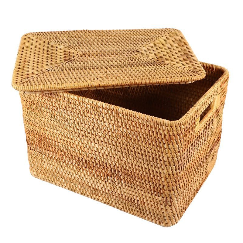 Grande Malle De Rangement En Rotin Tissé Avec Poignées 6 Grande Malle En Rotin Tisse Avec Poignees 6.jpg