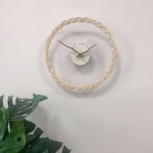 Horloge Murale Rotin Tressé Élégante Minimaliste Pour Salon Chic 9 Horloge Murale En Rotin Design Epure 5.jpg