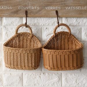 Panier De Rangement Tissé Avec Poignée Astucieuse Et Élégante 8 Panier De Rangement Tissé Avec Poignée Astucieuse Et Élégante