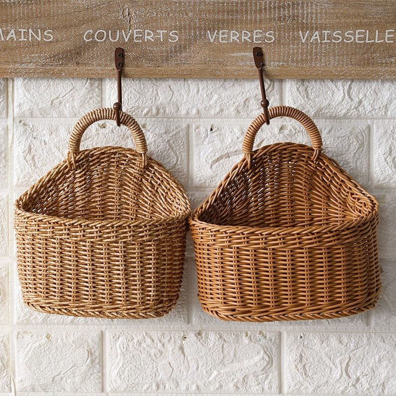 Panier De Rangement Tissé Avec Poignée Astucieuse Et Élégante 4 Panier De Rangement Tissé Avec Poignée Astucieuse Et Élégante