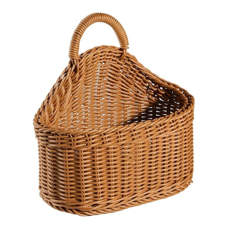 Panier De Rangement Tissé Avec Poignée Astucieuse Et Élégante 1 Panier De Rangement Tissé Avec Poignée Astucieuse Et Élégante