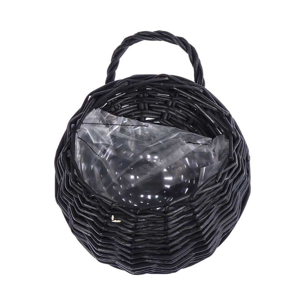 Panier Porte-Plante Bohème En Rotin Et Osier Tressé À La Main 1 Panier Porte-Plante Bohème En Rotin Et Osier Tressé À La Main