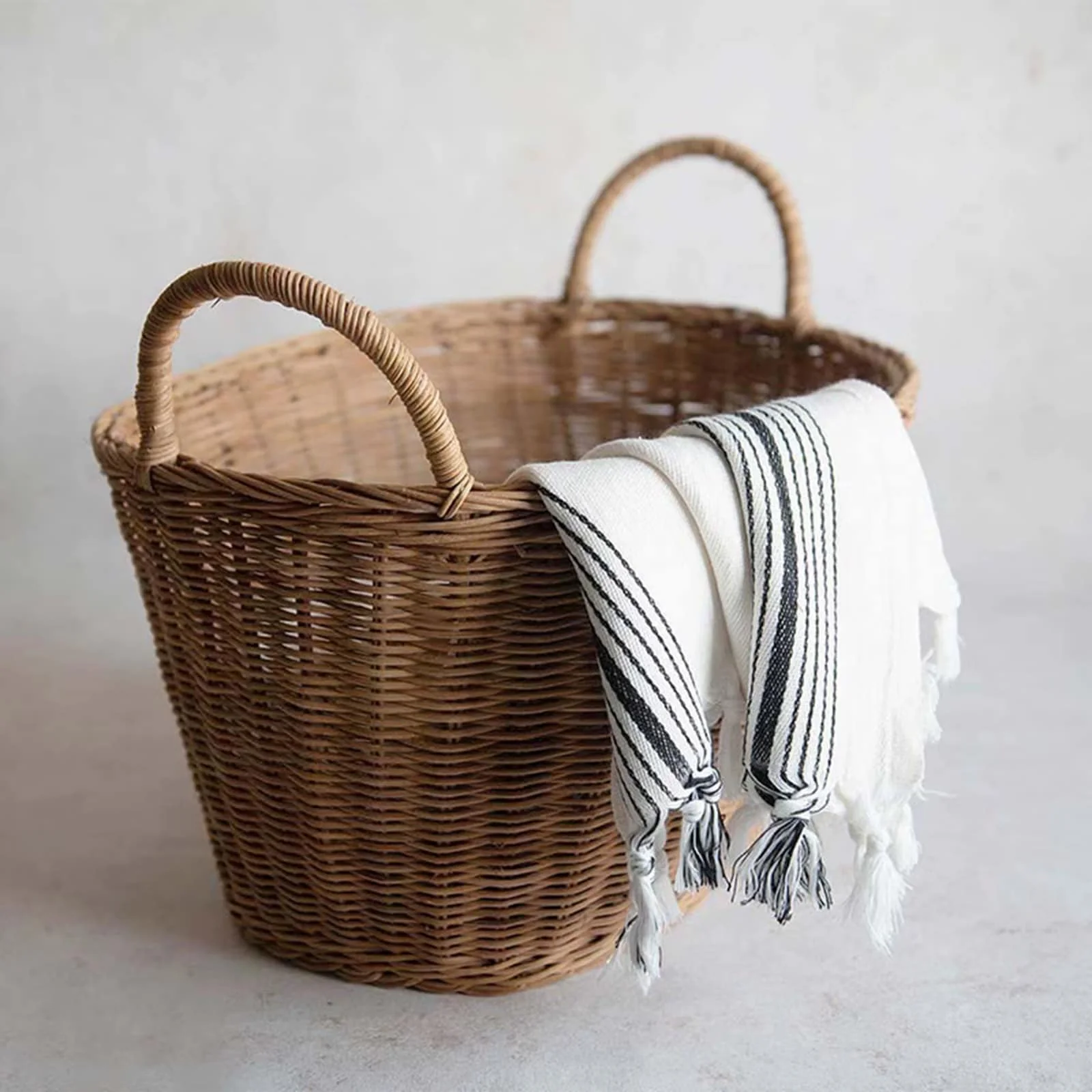 Paniers à linge rotin (Haut)