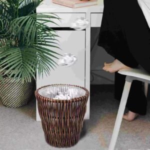Poubelle En Rotin Vintage Au Charme Naturel 5 Poubelle Rotin Style Vintage3.jpg