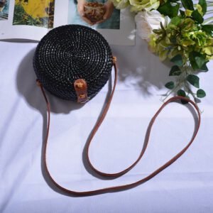 Sac A Main Carre Boheme En Rotin Tisse A La Main Pour Femme 2.jpg