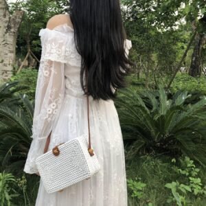 Sac A Main Carre Boheme En Rotin Tisse A La Main Pour Femme 6.jpg