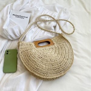 Sac À Main Rotin Poignée En Bois Élégant Pour Femme Style Bohème 12 Sac À Main Rotin Poignée En Bois Élégant Pour Femme Style Bohème