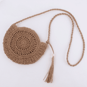 Sac Rond En Paille Souple Pour Femme Bohème À Anse Tressée 11 Sac Rond En Paille Souple Pour Femme Bohème À Anse Tressée