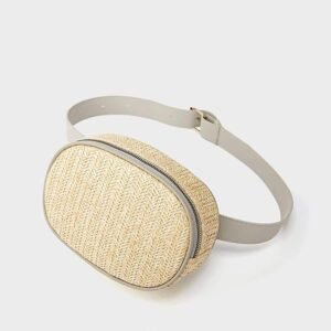 Sacs À La Taille Ronds Tissés En Paille Chic Pour Femme 10 Sacs À La Taille Ronds Tissés En Paille Chic Pour Femme