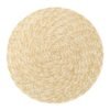 Set De Table Rond Aspect Paille Antidérapant