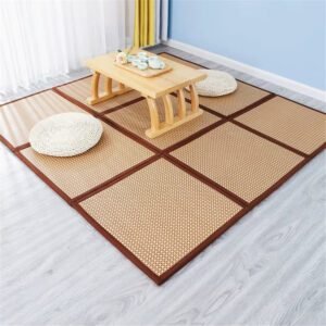 Tapis Rotin Carré Tissé Main Style Japonais Naturel Épuré Chic 5 Tapis Rotin Carre Style Japonais3.jpg