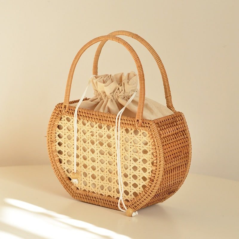 Sac À Main Rotin Vintage Élégant Tressé 1 Panier A Main Vintage En Rotin.jpg