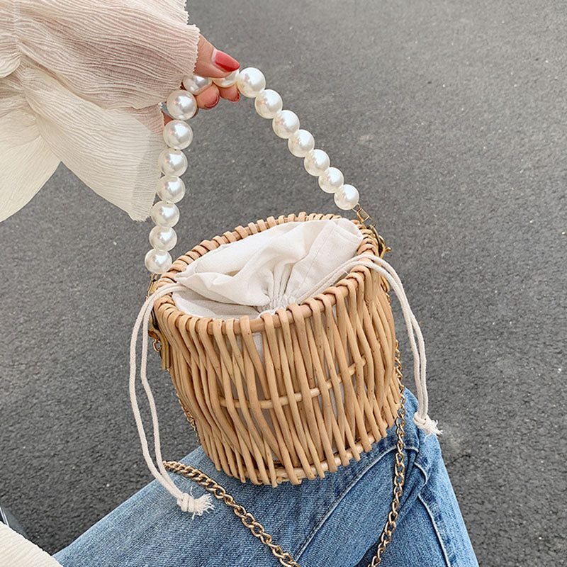 Sac À Main En Rotin Tressé Style Panier Rond Éco Chic Naturel 2 Sac A Main En Rotin Tisse En Forme De Panier 2.jpg