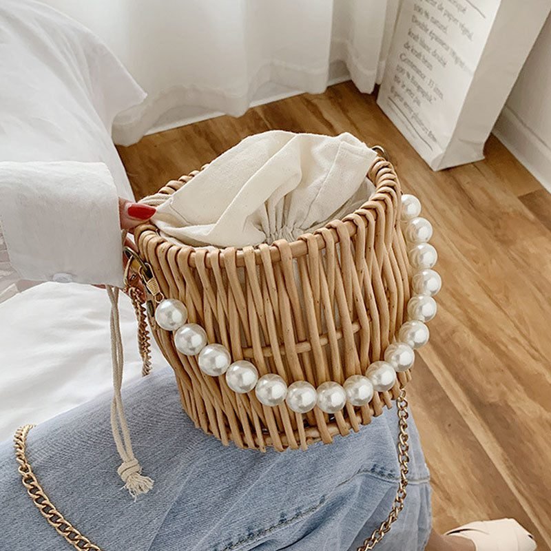 Sac À Main En Rotin Tressé Style Panier Rond Éco Chic Naturel 1 Sac A Main En Rotin Tisse En Forme De Panier.jpg