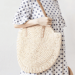 Sac De Plage Tisse Beige.png