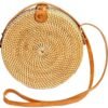 Sac Rond En Rotin Bandoulière Marron Chic Naturel Authentique 7 Sac Rond En Rotin A Bandouliere Marron.jpg