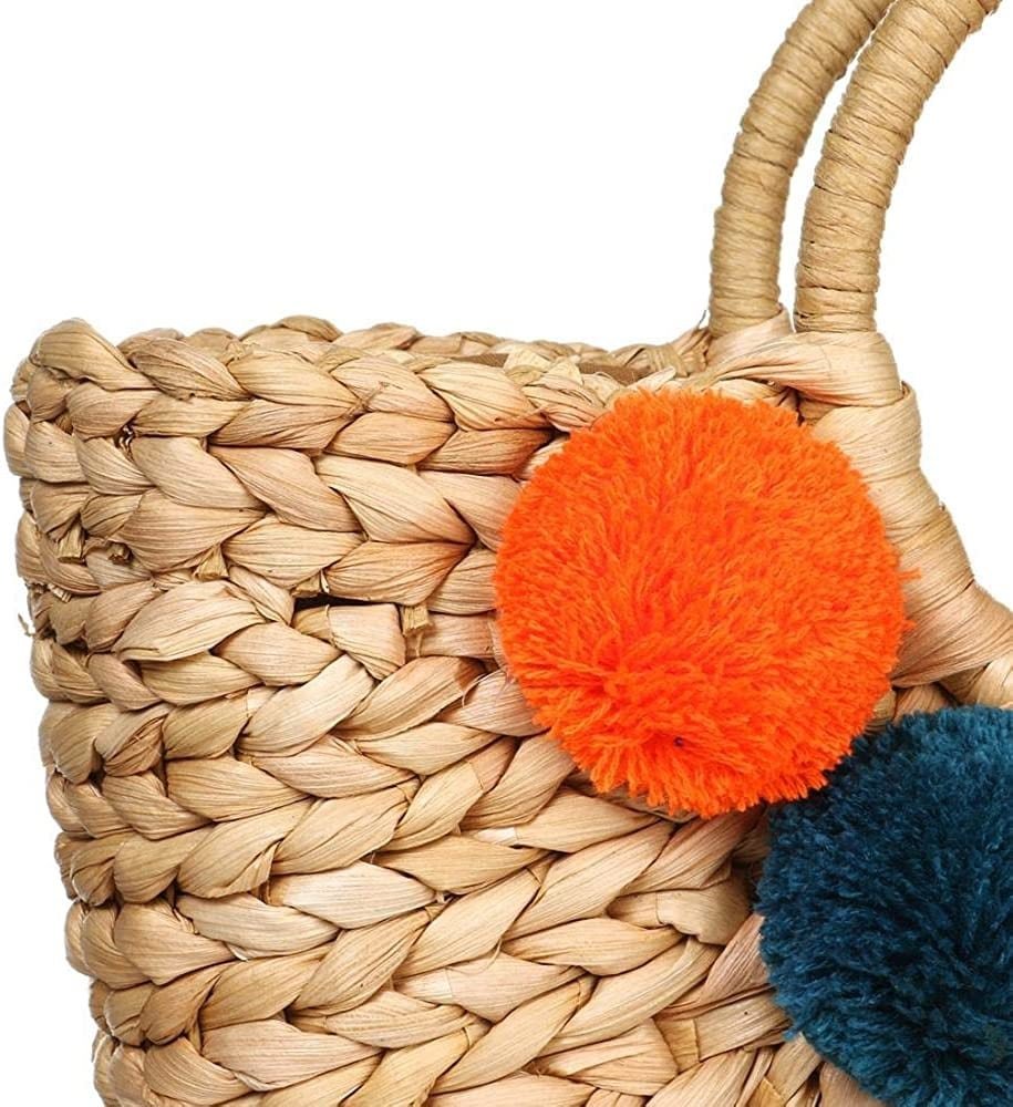 Sac Tissé Rotin À Pompons Style Bohème Authentique 5 Sac Tisse Style Rotin A Pompons 5.jpg