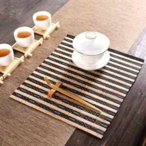 Set De Table En Bambou Rectangulaire Au Style Naturel 5 Set Table Bambou Rectangulaire Et Naturel3.jpg