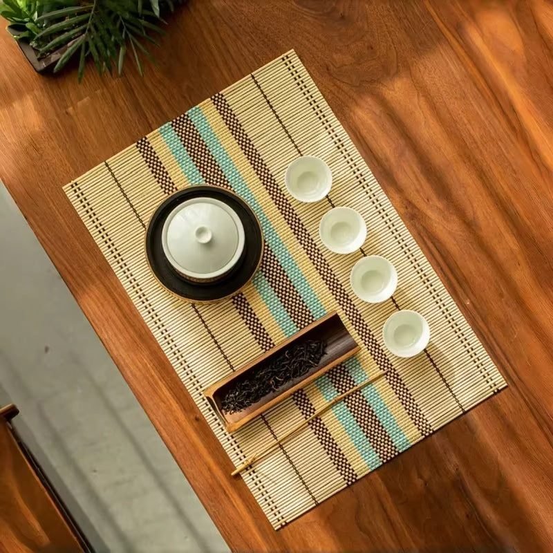 Set De Table En Bambou De Style Japonais Naturel 3 Set Table Bambou Style Japonais3.jpg