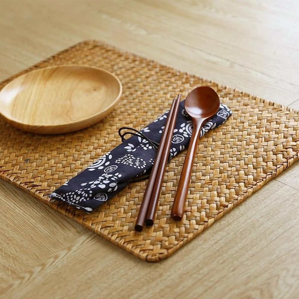 Set De Table Rectangulaire En Jonc De Mer Aspect Rotin 3 Set Table Effet Rotin Rectangulaire Jonc Mer 02.jpg