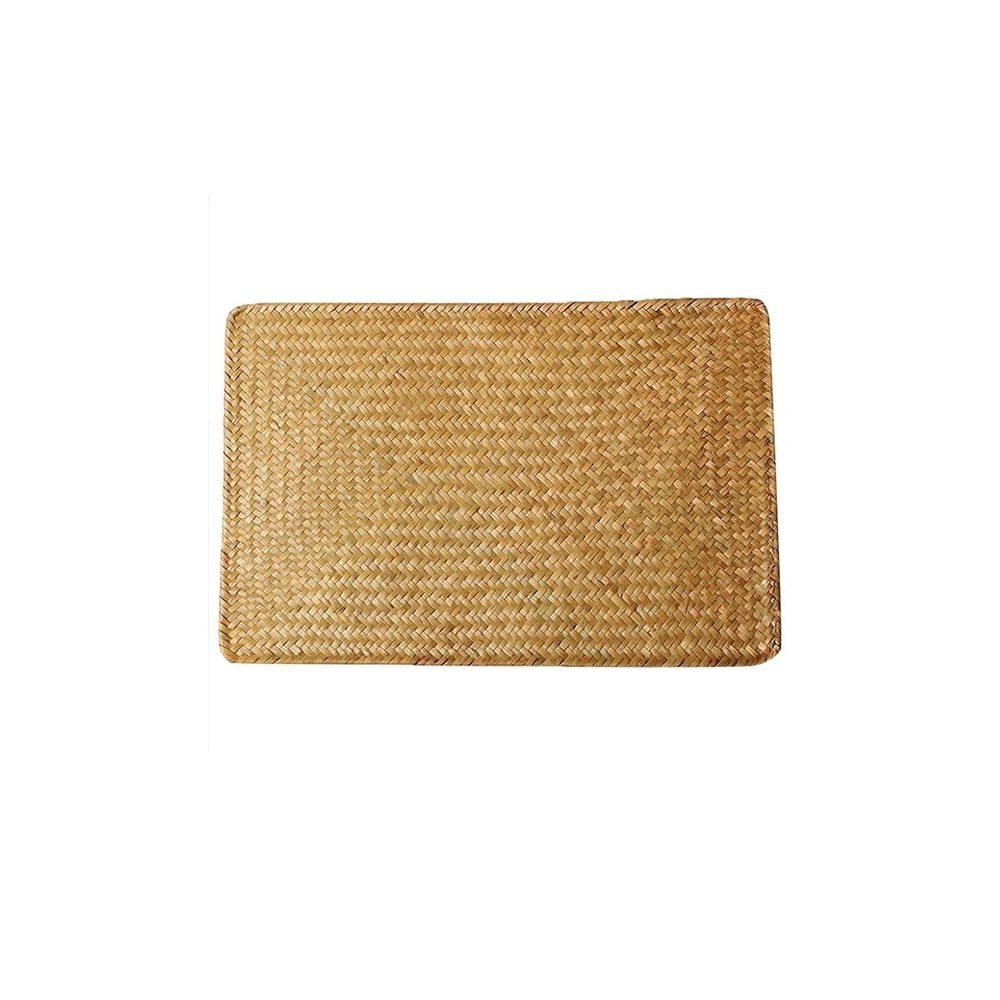 Set De Table Rectangulaire En Jonc De Mer Aspect Rotin 1 Set Table Effet Rotin Rectangulaire Jonc Mer 03.jpg